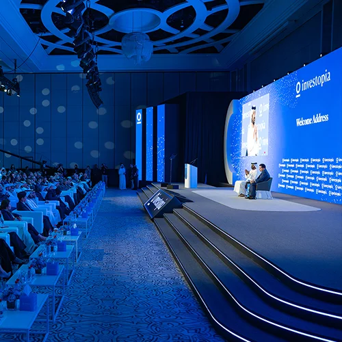 تصميم خلفيات مسرح احترافية للفعاليات خدمة الشاشات والمسارح في السعودية