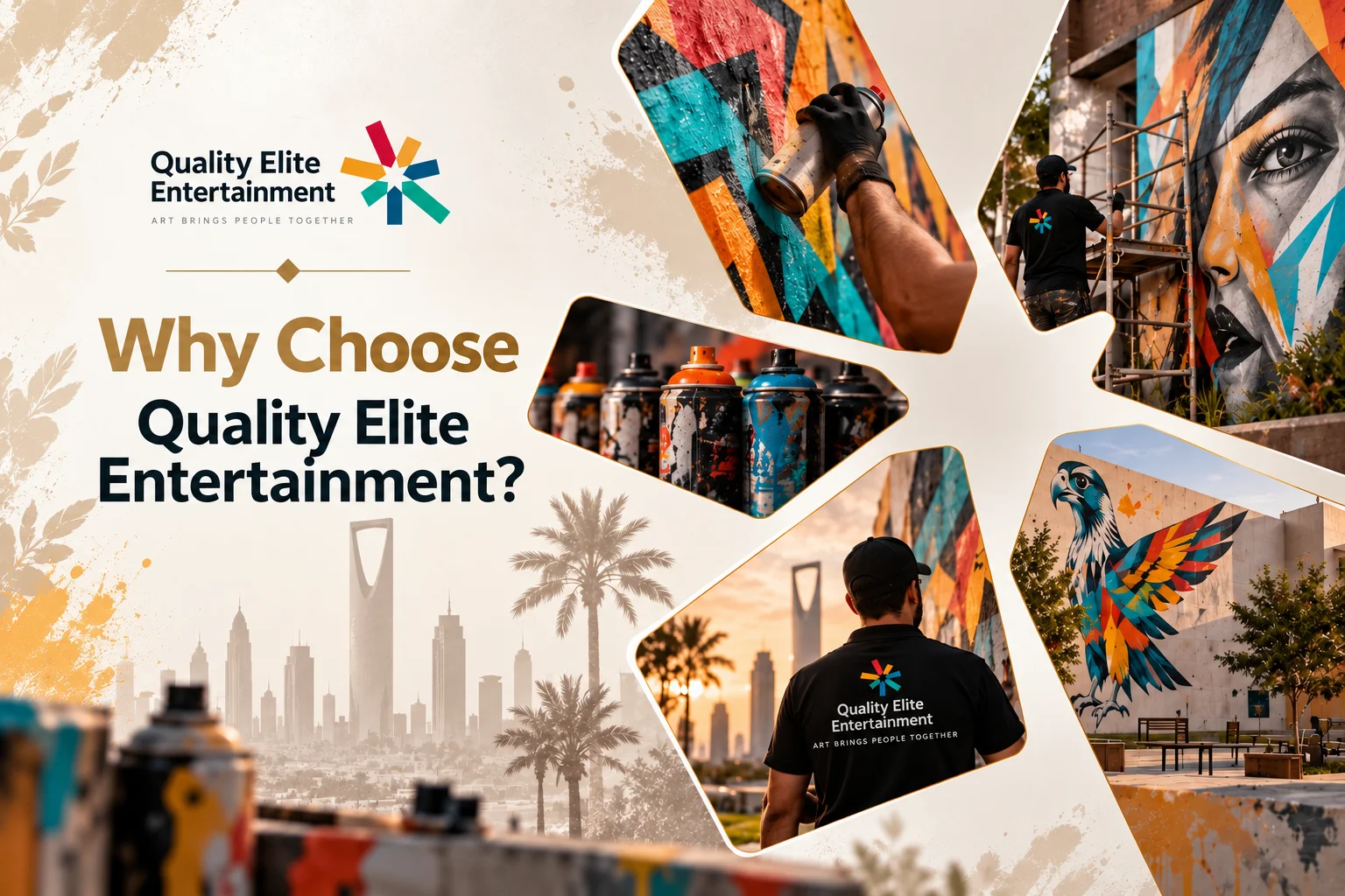Why choose Quality Elite Entertainment for graffiti and mural art