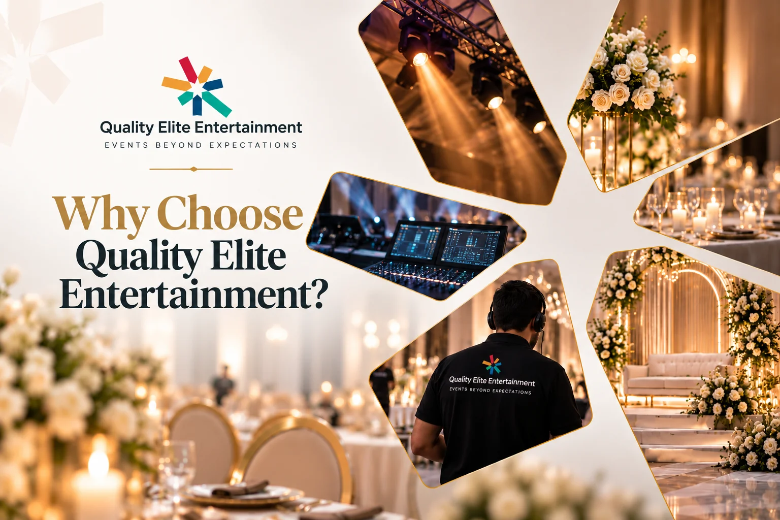Why choose Quality Elite Entertainment for wedding events