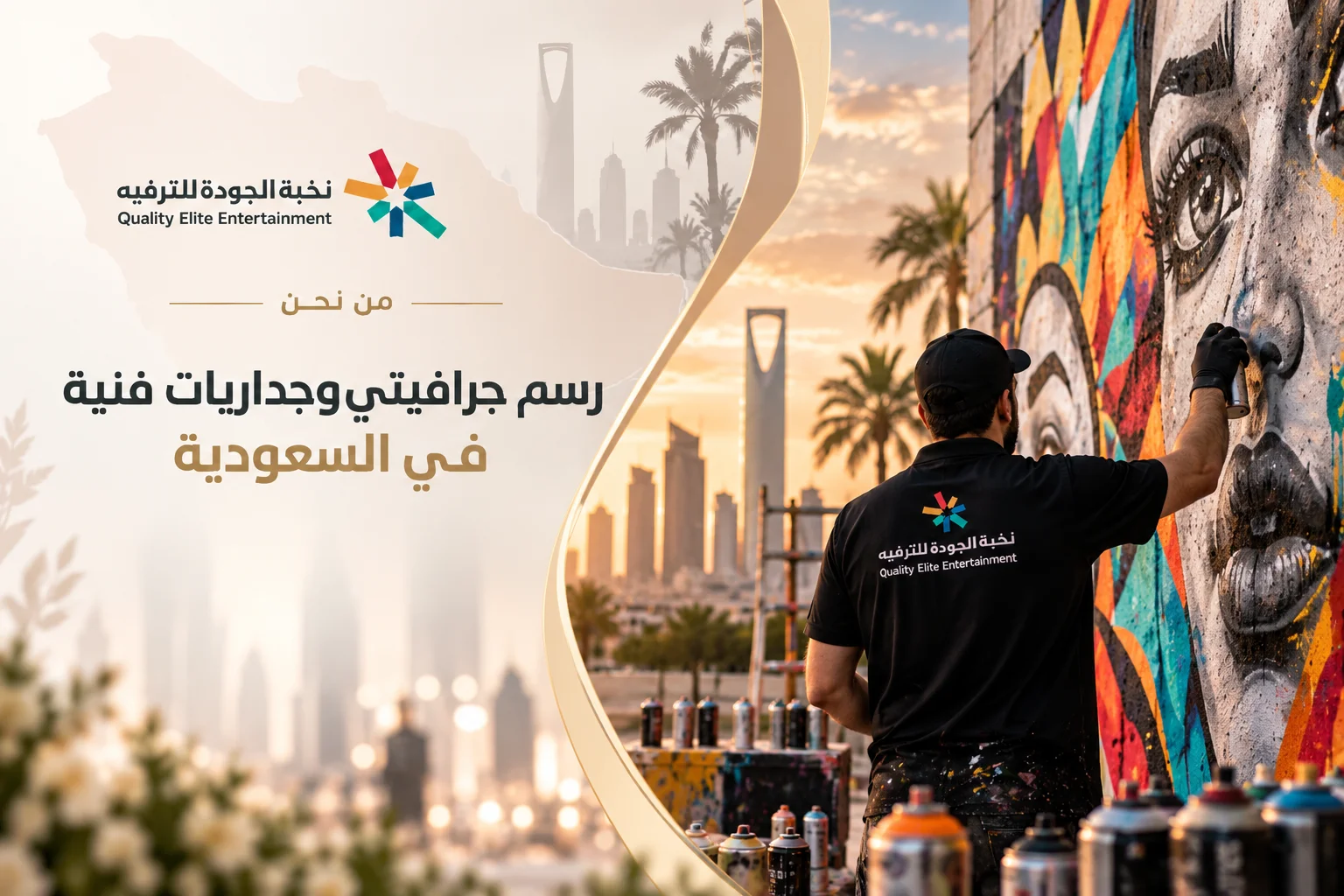 تصميم وتنفيذ الجداريات والجرافيتي في السعودية